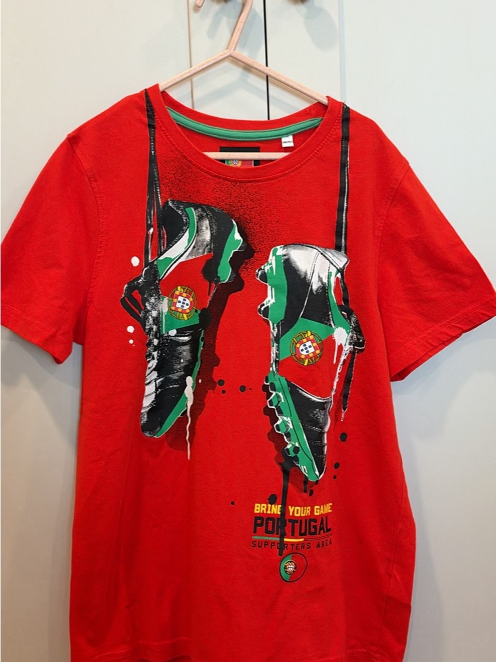 Portugal FIFA Supporters Kids T-Shirt ⚽🇵🇹 Size 146/152 (10–12 Years)